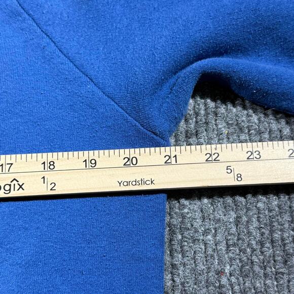 Vintage Reindeer Nature Sweatshirt Mens L Blue 90s Animals USA Made - Picture 6 of 8